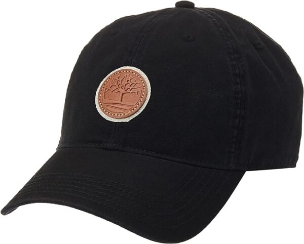 Timberland Men's Baseball Cap with Leather Patch Logo - Image 4